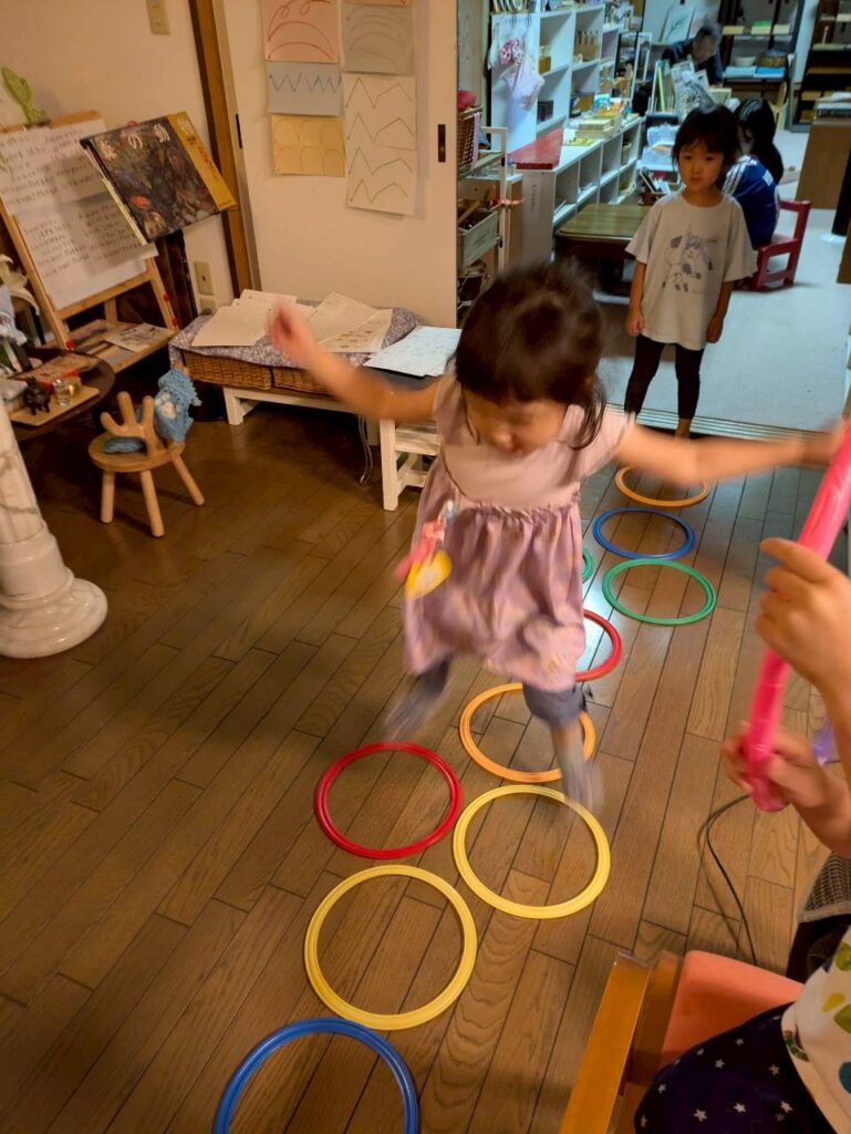 体を使った遊び
