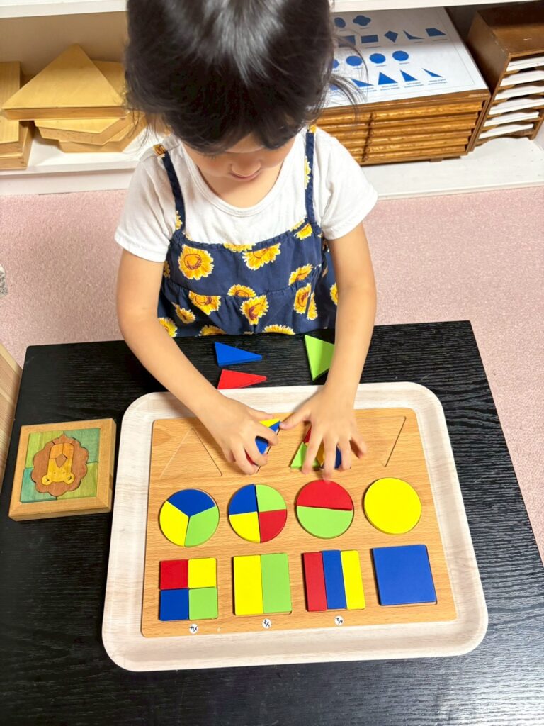 活動の様子 モンテッソーリ
